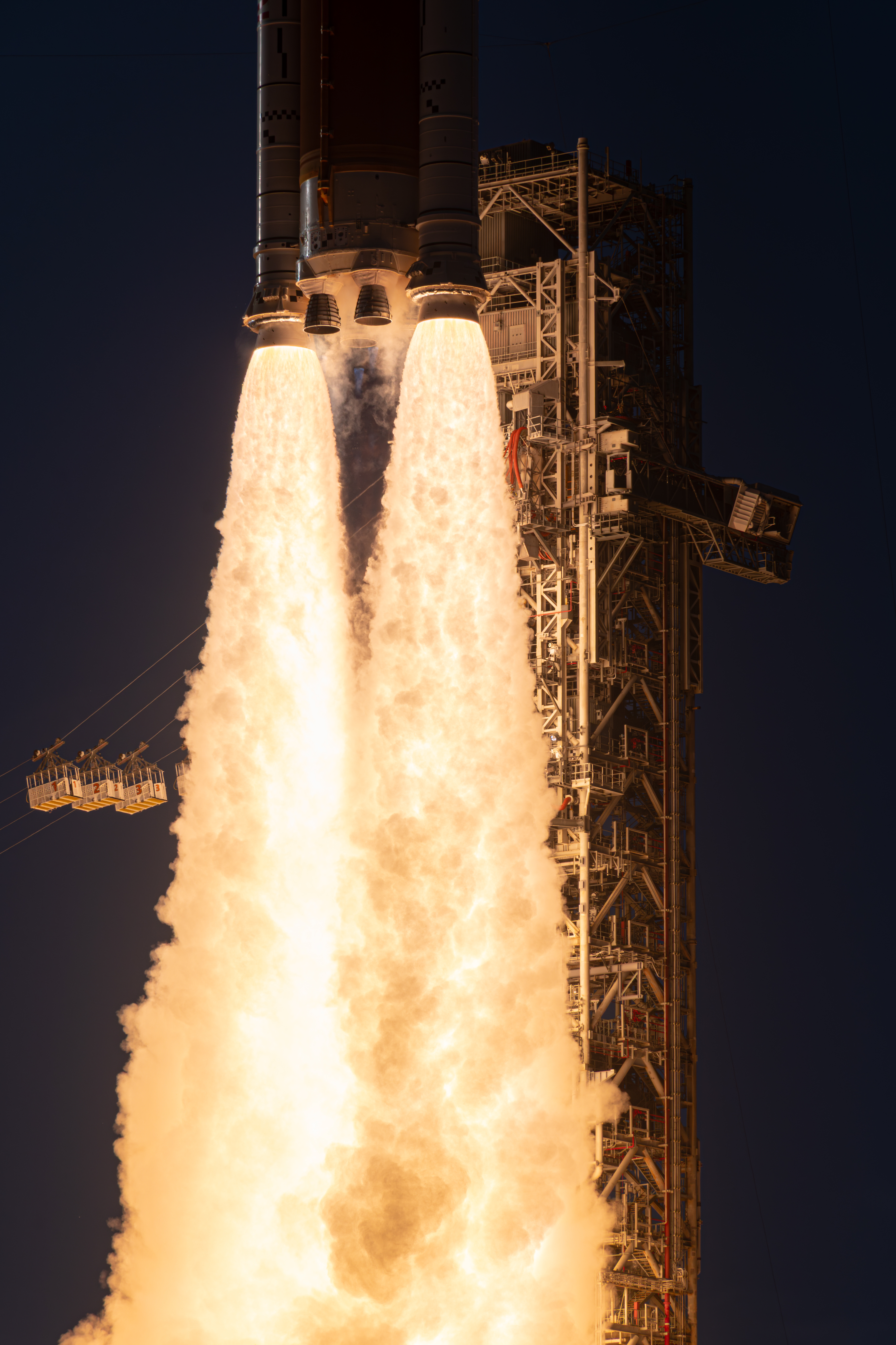 Artemis II SLS rocket launch